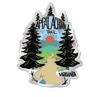 Appalachian Trail Virginia Hiking Stick Medallion