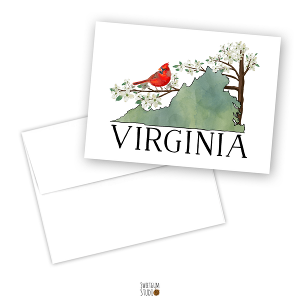 State of Virginia Note Card