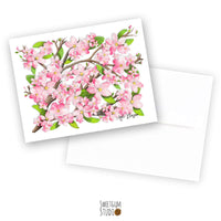 Apple Blossom Note Card