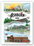 Ashburn Landmark Art Print