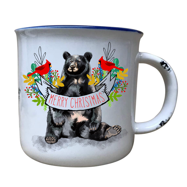 Merry Christmas Bear Mug