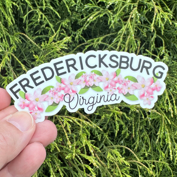 Fredericksburg Virginia Die Cut Sticker
