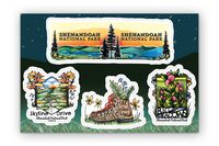 Shenandoah National Park Die Cut Sticker Sheet