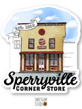 Sperryville Corner Store Die Cut Sticker