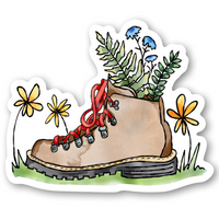 Hiking Boot, Shenandoah National Park - Virginia Die Cut Sticker
