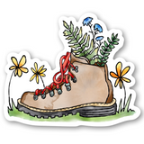 Hiking Boot, Shenandoah National Park - Virginia Die Cut Sticker
