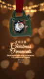 Merry Christmas from Virginia Santa Mini Mug Ornament