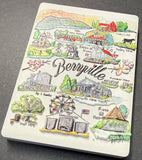 Landmark Art Relief Magnet