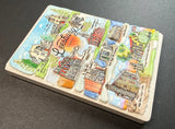 Landmark Art Relief Magnet