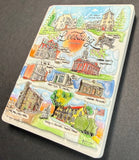 Landmark Art Relief Magnet