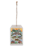 Landmark Art Wooden Tag