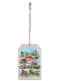 Landmark Art Wooden Tag