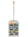 Landmark Art Wooden Tag