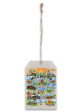 Landmark Art Wooden Tag