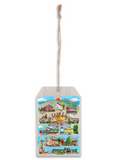 Landmark Art Wooden Tag