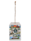 Landmark Art Wooden Tag