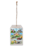 Landmark Art Wooden Tag