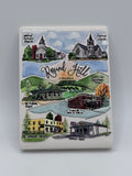 Landmark Art Relief Magnet