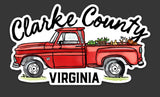 Old Red Truck Sticker