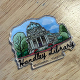 Handley Library Acrylic Magnet
