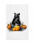 Bear Pumpkin Tea Towel