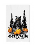 Bear Pumpkin Tea Towel