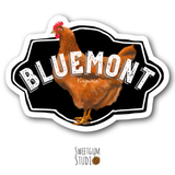 Bluemont Virginia Die Cut Sticker - Rhode Island Red