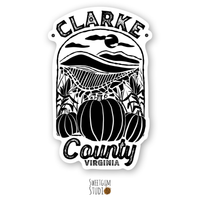 Clarke County Harvest Die Cut Sticker