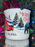 Snowy Barn Christmas Mug