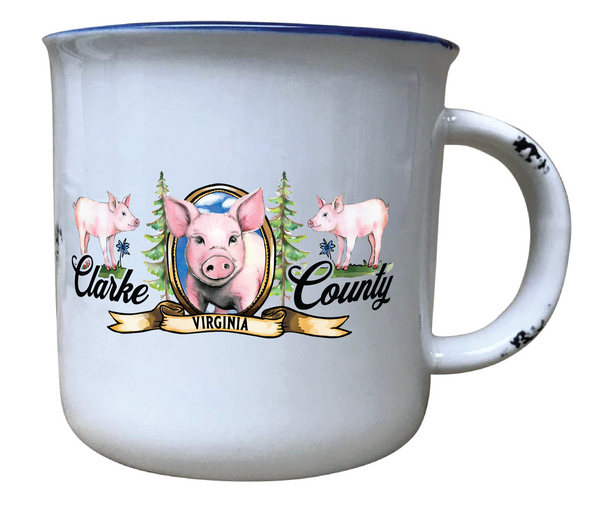 Clarke county Pig Mug