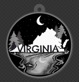 Goodnight Virginia Keychain