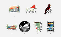 Virginia Die Cut Sticker Pack