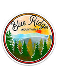 Blue Ridge Mountains Die Cut Sticker