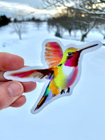 Hummingbird Die Cut Sticker