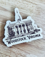 Woodstock Virginia Courthouse Magnet
