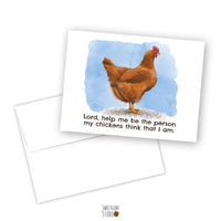 Chicken Note Card