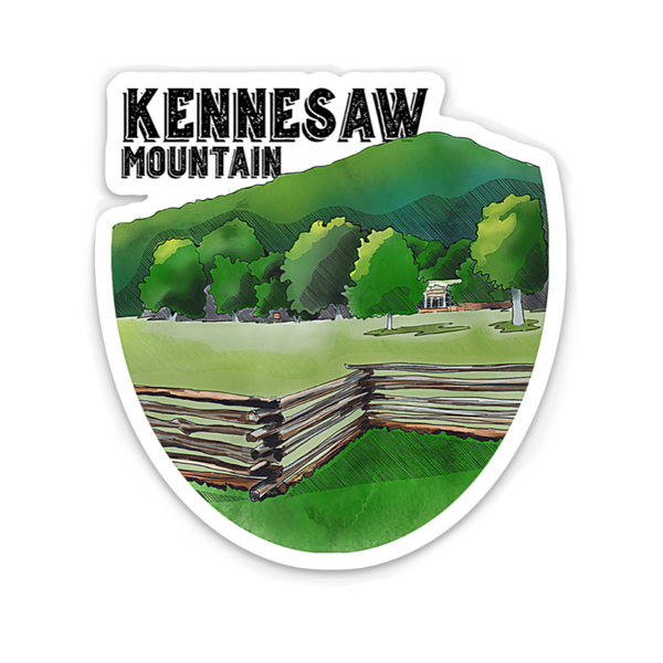 Kennesaw Mountain Die Cut Sticker