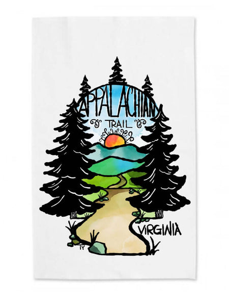 Appalachian Trail Virginia Tea Towel
