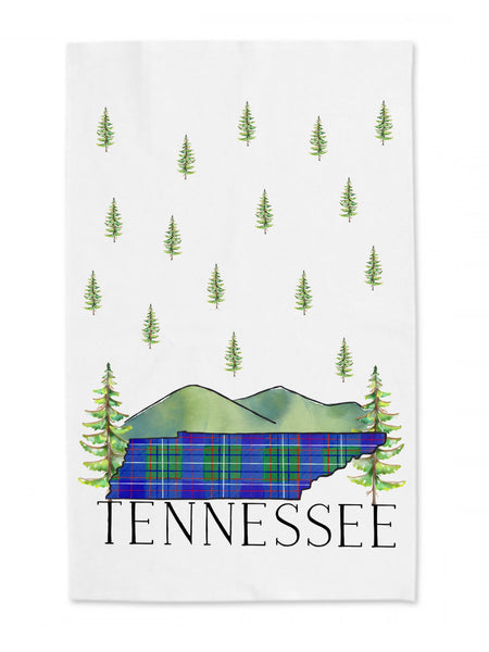 Tennessee Tartan Tea Towel
