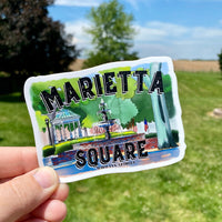 Marietta Square Die Cut Sticker