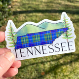 Tennessee Tartan Die Cut Sticker