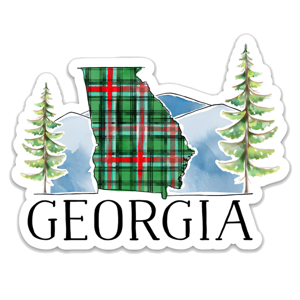Georgia Die Cut Sticker