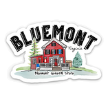 Bluemont Virginia Die Cut Sticker - Store