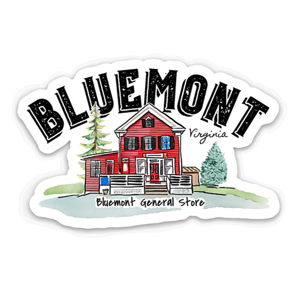 Bluemont Virginia Die Cut Sticker - Store