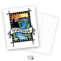 Custom State Picture Perfect Note Card