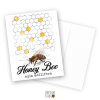 Honey Bee Note Card