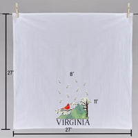 State of Virginia Tea Towel
