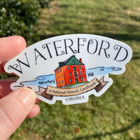 Waterford Virginia Die Cut Sticker