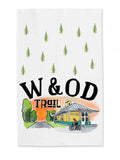 W & OD Trail Tea Towel