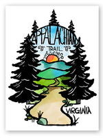 Appalachian Trail Virginia Art Print
